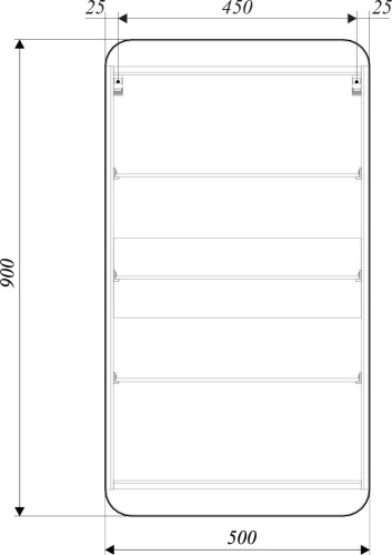 Мебель для ванной 1MarKa Nuvo 60Н напольная, белый глянец фото 8