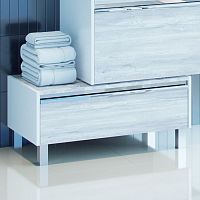 Тумба AQUATON Капри 80 бетон пайн