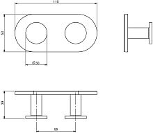 Крючок Langberger Molveno 72132