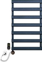 Полотенцесушитель электрический Luxrad Scala New 064376 84х50 L, черный, терморегулятор selmo smart programm с пультом