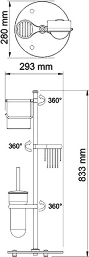 Стойка Wasserkraft K-1236 фото 3