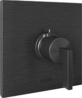 Термостат Axor Citterio HighFlow 39711340 для душа, шлифованный черный хром