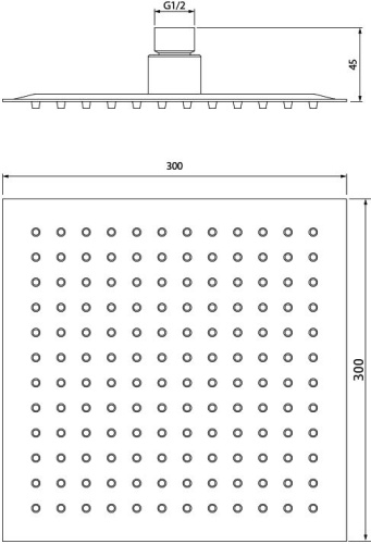 Верхний душ IDDIS 00630SSI64 фото 2