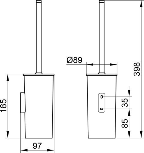 Ершик Keuco Collection Moll 12764 белый фото 3 Ершик Keuco Collection Moll 12764 белый фото 3