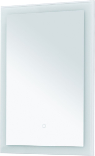 Зеркало STWORKI Эстерсунд 60 белое матовое, с подсветкой, сенсор на зеркале фото 5