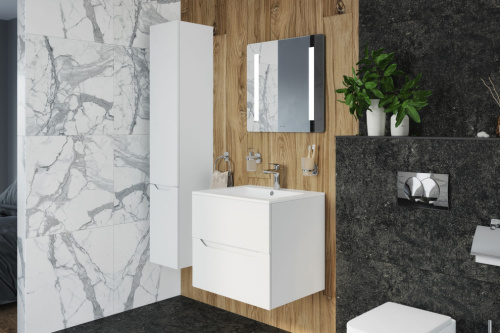 Мебель для ванной AM.PM Tender 60 подвесная, белая + Сертификат AM.PM на 30 дней подписки на медиасервис фото 2