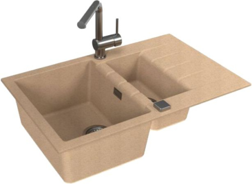 Мойка кухонная Alveus Cadit Granital 70 beige фото 2