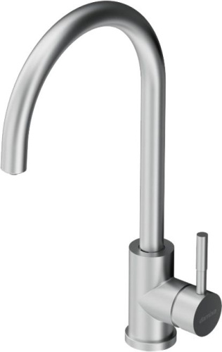 Смеситель Damixa Merkur DX710730000 для кухонной мойки, никель фото 2