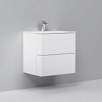 Тумба с раковиной AM.PM Spirit V2.0 60 белый глянец + Сертификат AM.PM на 30 дней подписки на медиасервис