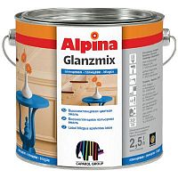 Эмаль Alpina Glanzmix для дерева, металла и твердого ПВХ, минеральные поверхности