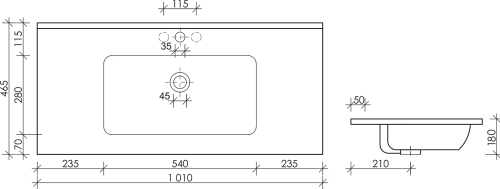 Раковина Ceramica Nova Element CN7003 фото 2