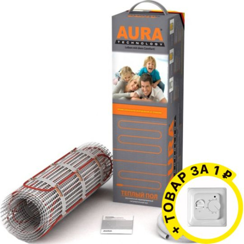 Теплый пол Aura Technology MTA 450-3,0 + терморегулятор фото 3