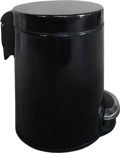 Мусорное ведро Binele Lux WP05LB 5 л, черное фото 3
