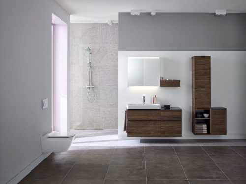 Унитаз подвесной Geberit Smyle Square с крышкой-сиденьем с микролифтом фото 4