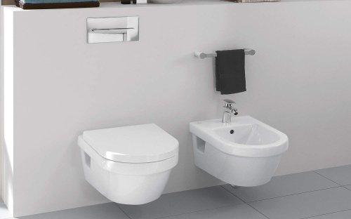 Унитаз подвесной Gustavsberg Hygienic Flush WWC 5G84HR01 безободковый фото 5