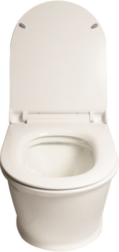 Унитаз подвесной SantiLine SL-5009 безободковый, с микролифтом фото 2