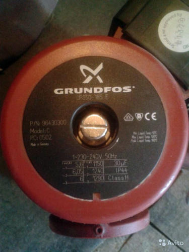 Циркуляционный насос Grundfos UPS 50-120 F фото 4