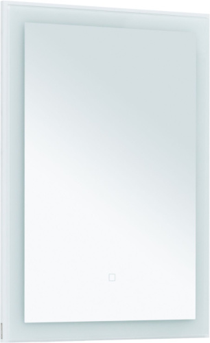 Зеркало STWORKI Эстерсунд 60 белое матовое, с подсветкой, сенсор на зеркале фото 6