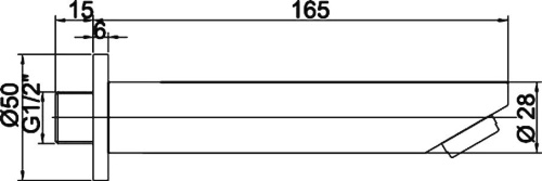 Излив RGW Shower Panels SP-147 для ванны фото 2