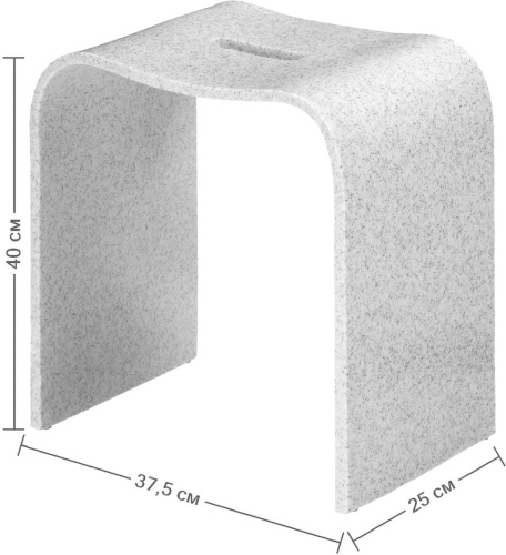 Табурет Geralis T-DS серый фото 4