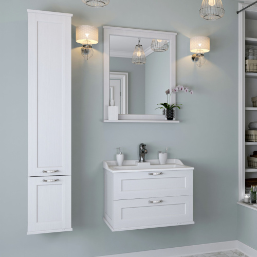 Мебель для ванной AQUATON Леон 65 дуб белый фото 4