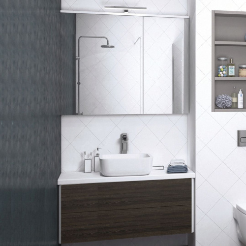 Мебель для ванной AQUATON Брук 100 дуб феррара фото 5 Мебель для ванной AQUATON Брук 100 дуб феррара фото 5