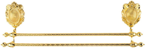 Полотенцедержатель Migliore Cleopatra 16701 двойной, золото фото 2