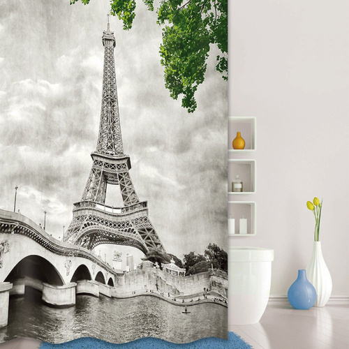 Штора для ванной IDDIS Paris Days