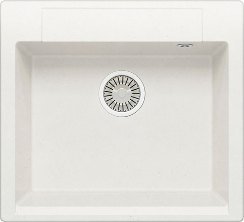 Мойка кухонная Polygran Argo 560 белый хлопок
