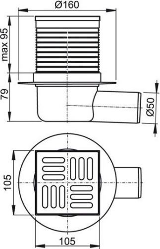 Душевой трап AlcaPlast APV31 фото 2