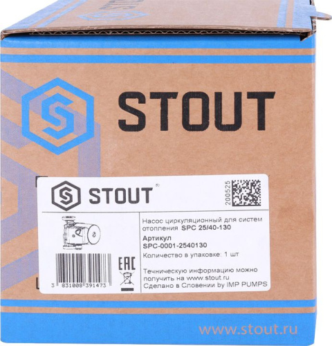Циркуляционный насос Stout 25/40-130 фото 9