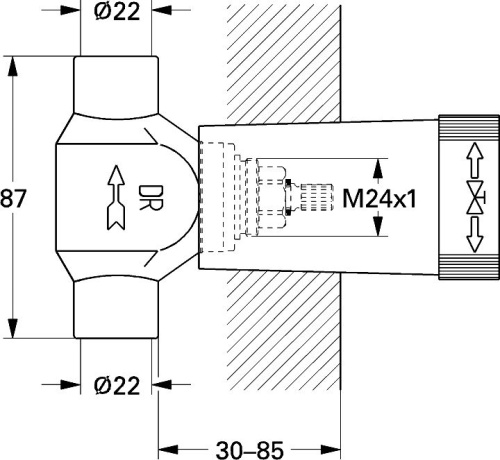 Скрытая часть Grohe 29804000 фото 2