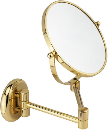 Косметическое зеркало Migliore 21983 на шарнирах, золото