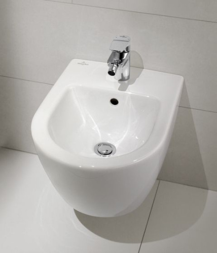 Биде подвесное Villeroy & Boch Subway 7400 0001 alpin фото 6