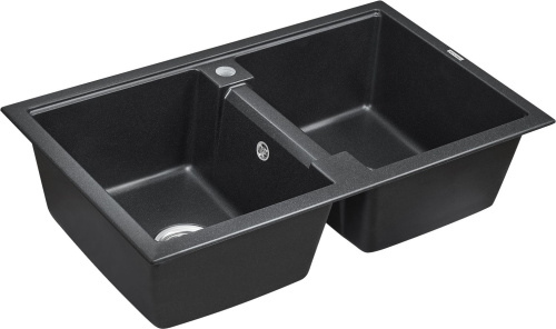 18 150 руб. Мойка кухонная Paulmark PM238150-BL черная фото 2 Мойка кухонная Paulmark PM238150-BL черная фото 2