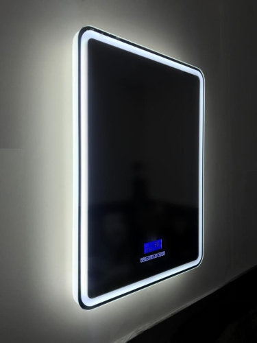 Зеркало BelBagno SPC-MAR-600-800-LED-TCH-RAD с bluetooth, термометром и радио фото 2