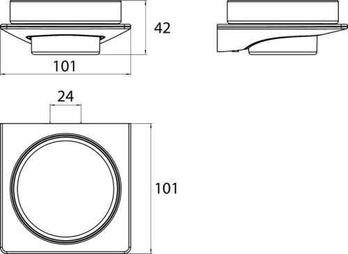 Мыльница Emco Art 1630 001 01 хром фото 2