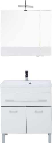 Мебель для ванной Aquanet Верона 75 белая, 1 ящик, 2 двери фото 17