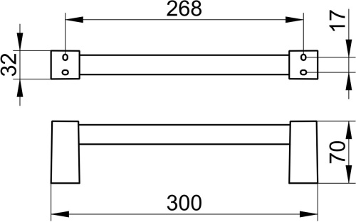 Поручень Keuco Smart.2 14707 фото 3