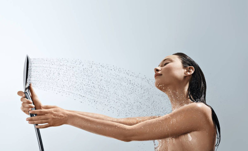Душевая лейка Hansgrohe Raindance Select E 26551400 белый, хром фото 5