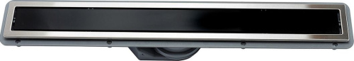 Душевой лоток Pestan Confluo Premium Line 750 черное стекло/сталь фото 2