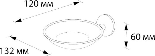 Мыльница Wess Ellips Wb04-01 фото 2