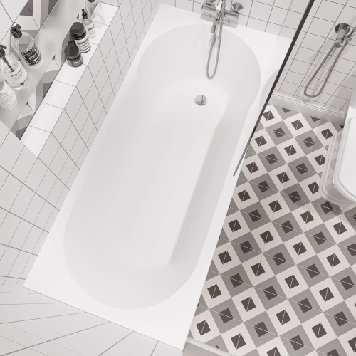 Акриловая ванна STWORKI Хельсинки 160x70 с каркасом фото 13