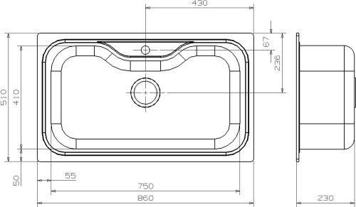 Мойка кухонная Reginox Jumbo LUX OKG (box) фото 3