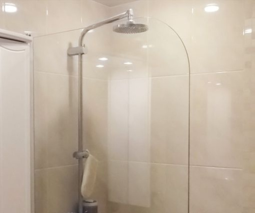 Шторка на ванну GuteWetter Lux Pearl GV-601 левая 90 см стекло бесцветное, профиль хром фото 3