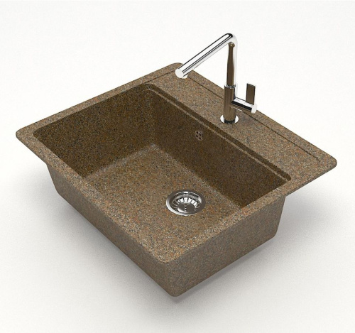 Мойка кухонная ZETT lab. T009Q009 терракот фото 2