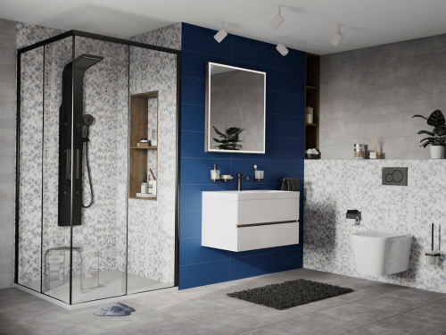 Смеситель Aquanet Vektra 267403 для раковины, черный фото 2