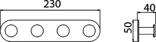 Крючок Timo Saona 13015/03 фото 3