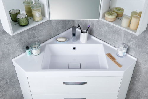 Мебель для ванной AQUATON Кантара 78 дуб полярный, подвесная фото 9 Мебель для ванной AQUATON Кантара 78 дуб полярный, подвесная фото 9