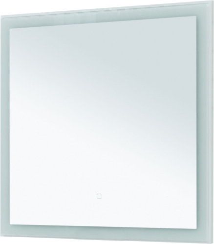 Зеркало STWORKI Эстерсунд 90 белое матовое, с подсветкой, сенсор на зеркале фото 6